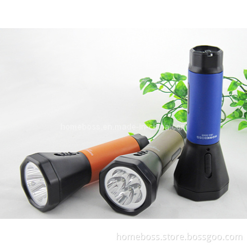 Plastic Torch / LED Rechargeable Flashlight with Energy Saving Lamp / Indoor Lighting (JBS-S005A Jll)